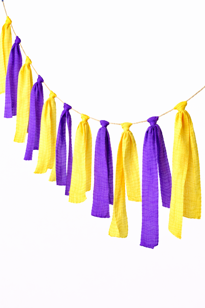 Tassel Slinger - Canary Yellow & Vibrant Violet