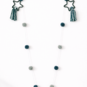 Sterren en pompon slinger - Driftwood